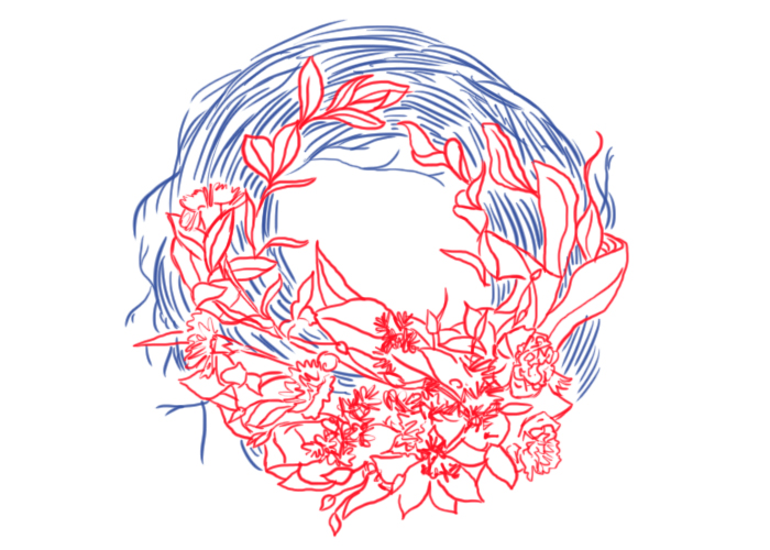 Цветы на похоронах: траурные венки