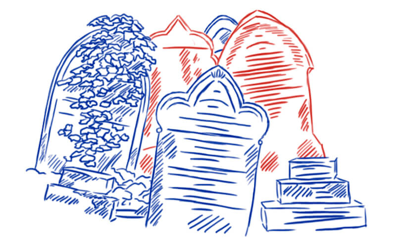 Потерянные и найденные кладбища мира