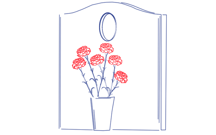 Цветы на могилу