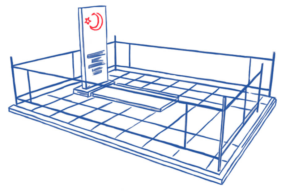 Мусульманские могилы и надгробные памятники