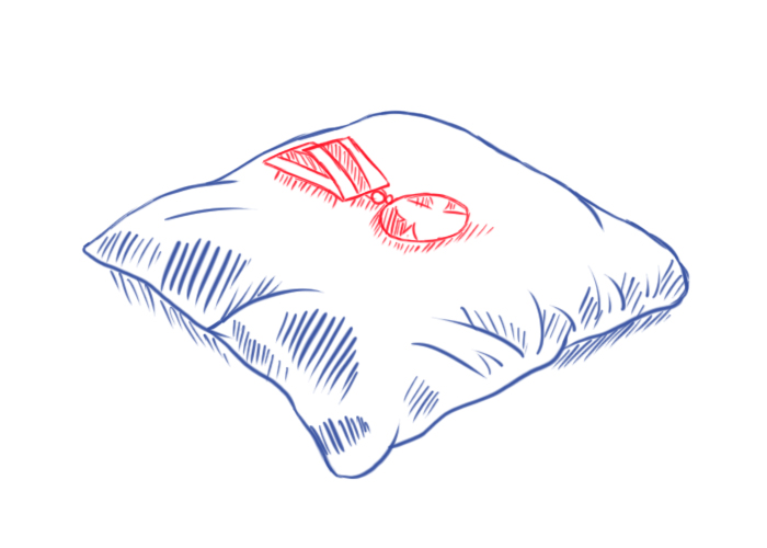 Подушки под ордена для похорон