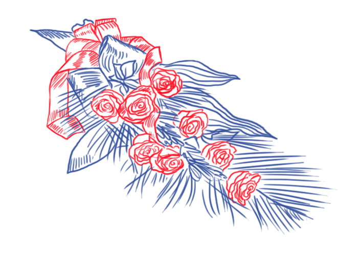 Цветы для возложения на могилу