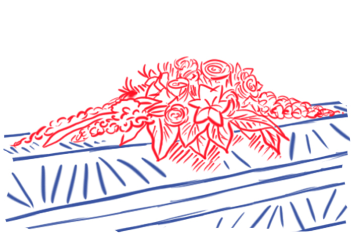 Украшение гроба